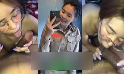 คลิปหลุด เย็ดครูอนุบาลสาว หน้าเนิร์สทรงเรียบร้อย แต่โครตขี้เงี่ยน ดูดควยให้ผัว อมอย่างเก่งโดนจับเด้าหีครางเสียวมาก