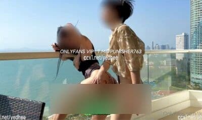 คลิปหลุด Onlyfans ilovesexary พี่เลิฟ จับเย็ดคาระเบียงโรงแรมหรู่ติดทะเล วิวดี หุ่นโคตรเด็ด นมล้นๆ เย็ดกันโคตรมันส์